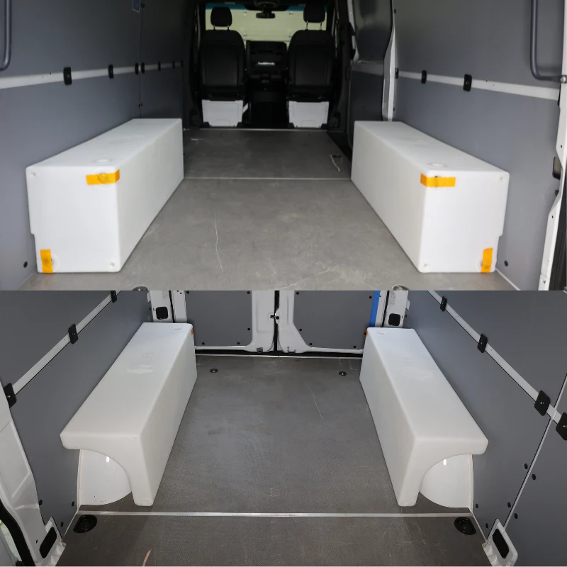 Northwest Conversions 33 Gallon 1997+ Sprinter Wheel Well Water Tank - Right (SP-R-33) - Image 4