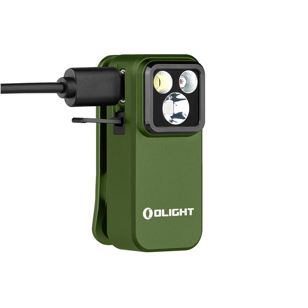 TERRA X Olight Oclip Pro Van Light with Navilight Mount – Red & White Cockpit Light for Campers & RVs - Image 6