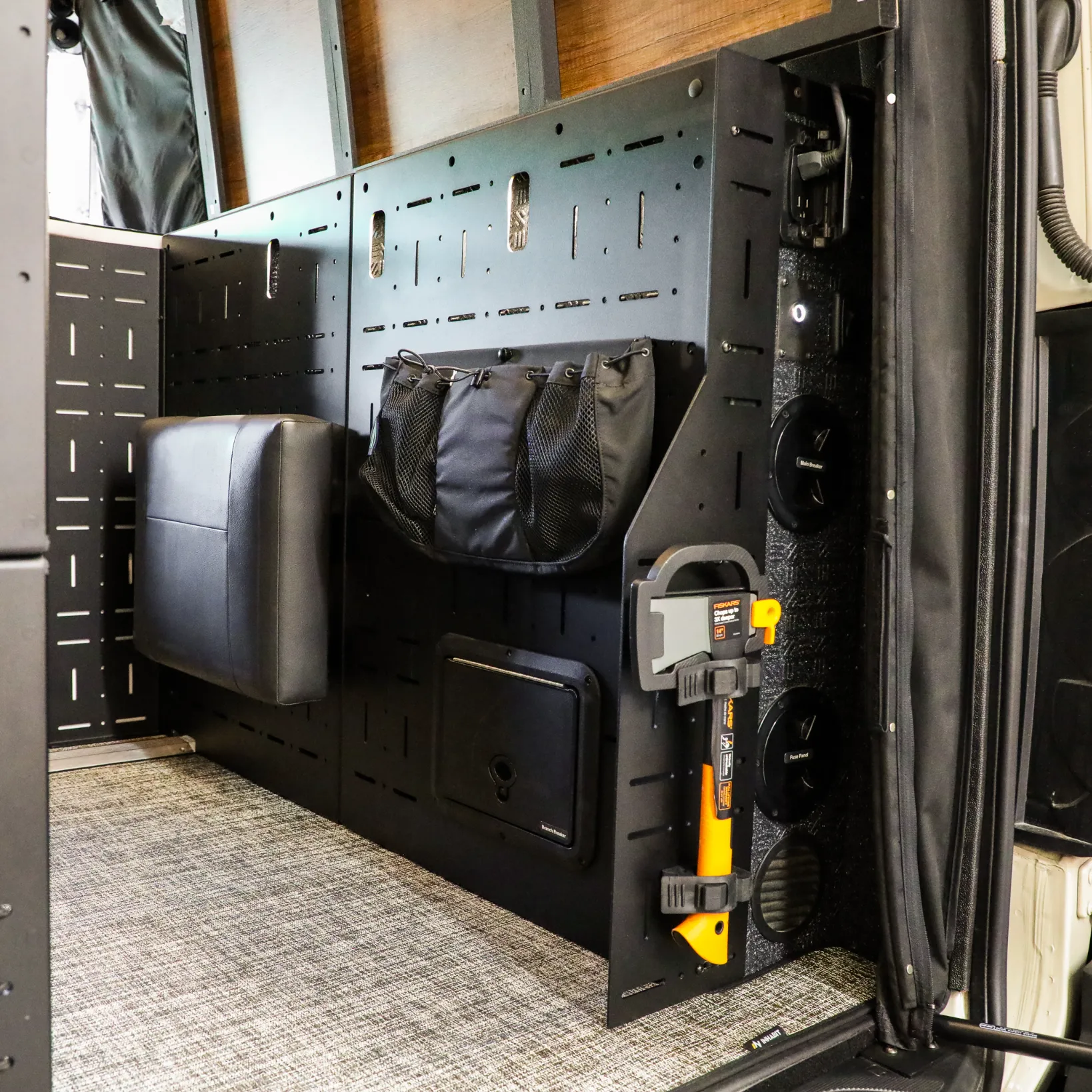 Canyon Adventure Vans Passenger Gear Wall Pro for Storyteller Overland - Image 3