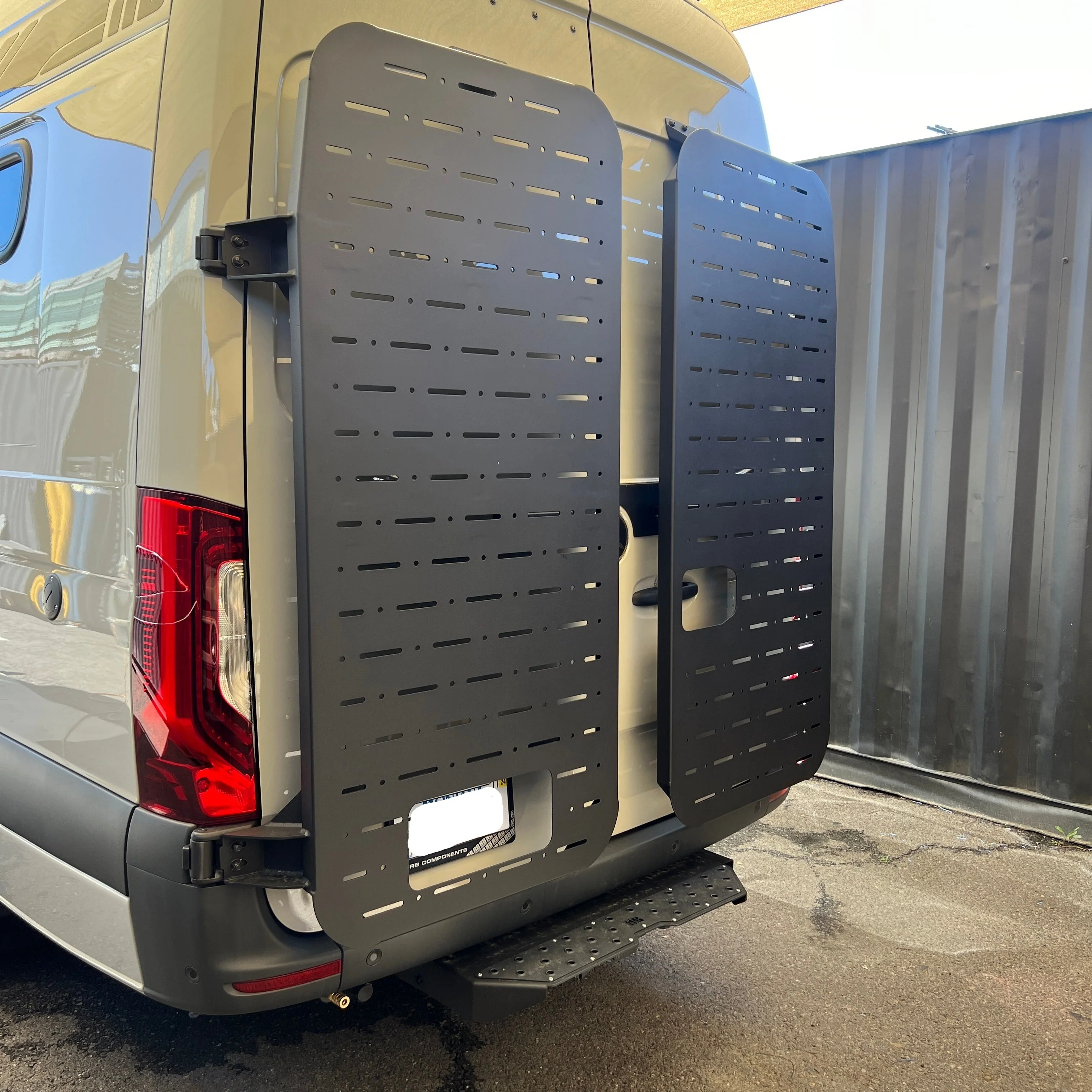 RB Components 2019+ Mercedes Sprinter Rear Door Gear Storage Rack - Image 11
