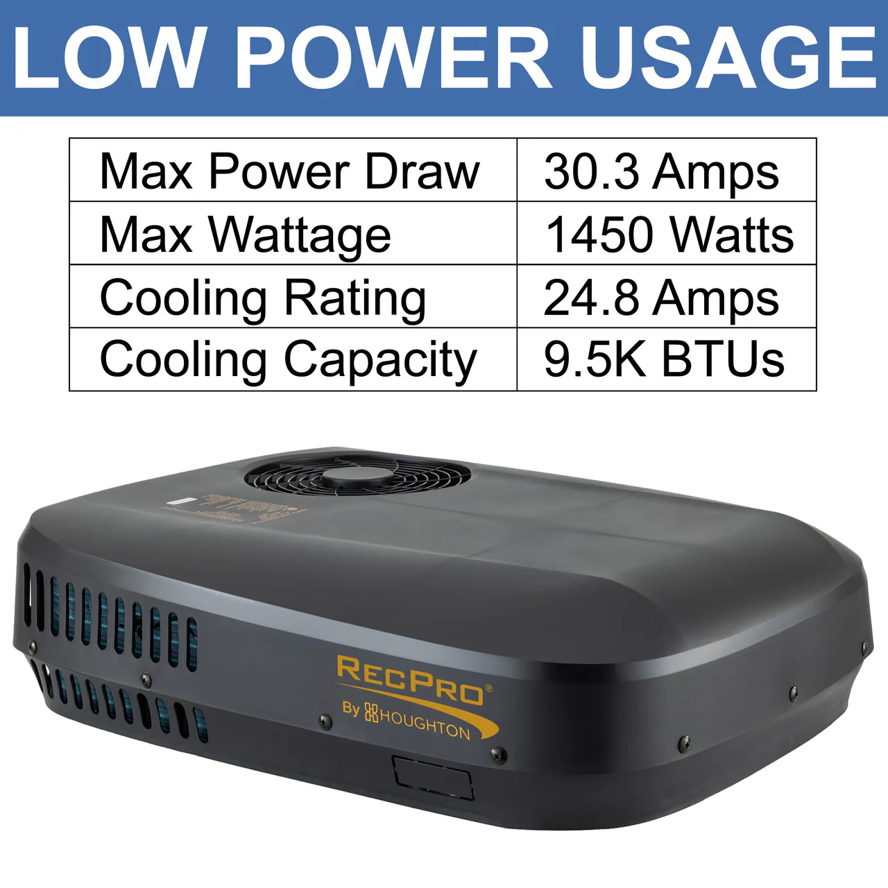 RecPro 48V Air Conditioner with Heat Pump - 9500 BTU - Image 12