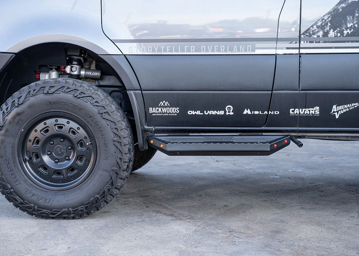 ROAMBUILT Sprinter/Transit & Winnebago EKKO Side Steps - Short/Flat Version (Driver & Passenger) - Image 8