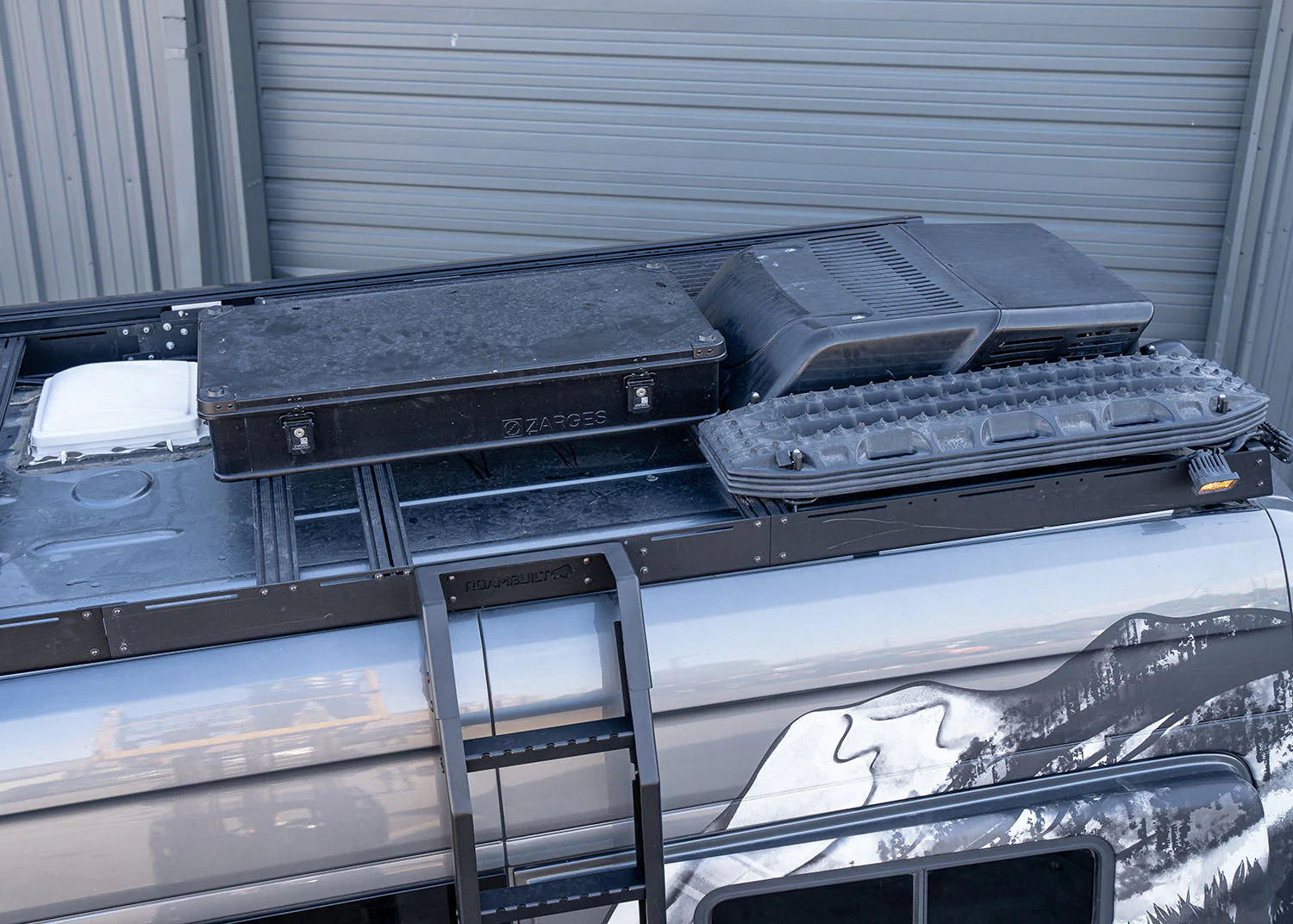 ROAMBUILT 2007+ Mercedes Sprinter Flatpack Roof Rack 144", 170"/170" EXT - Image 4