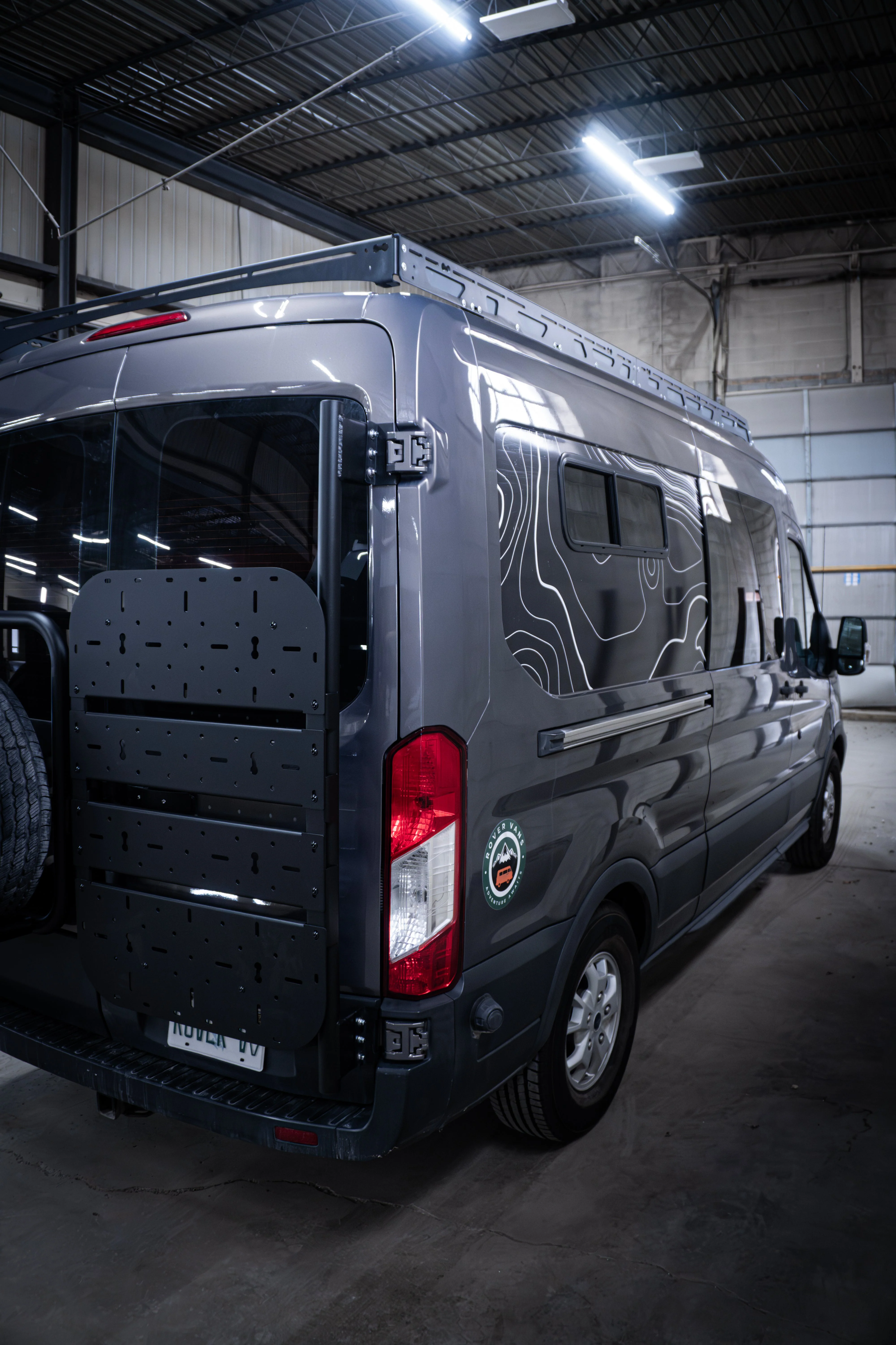 Rover Vans 2015+ Ford Transit Passenger Side Accessory Rack - Image 5