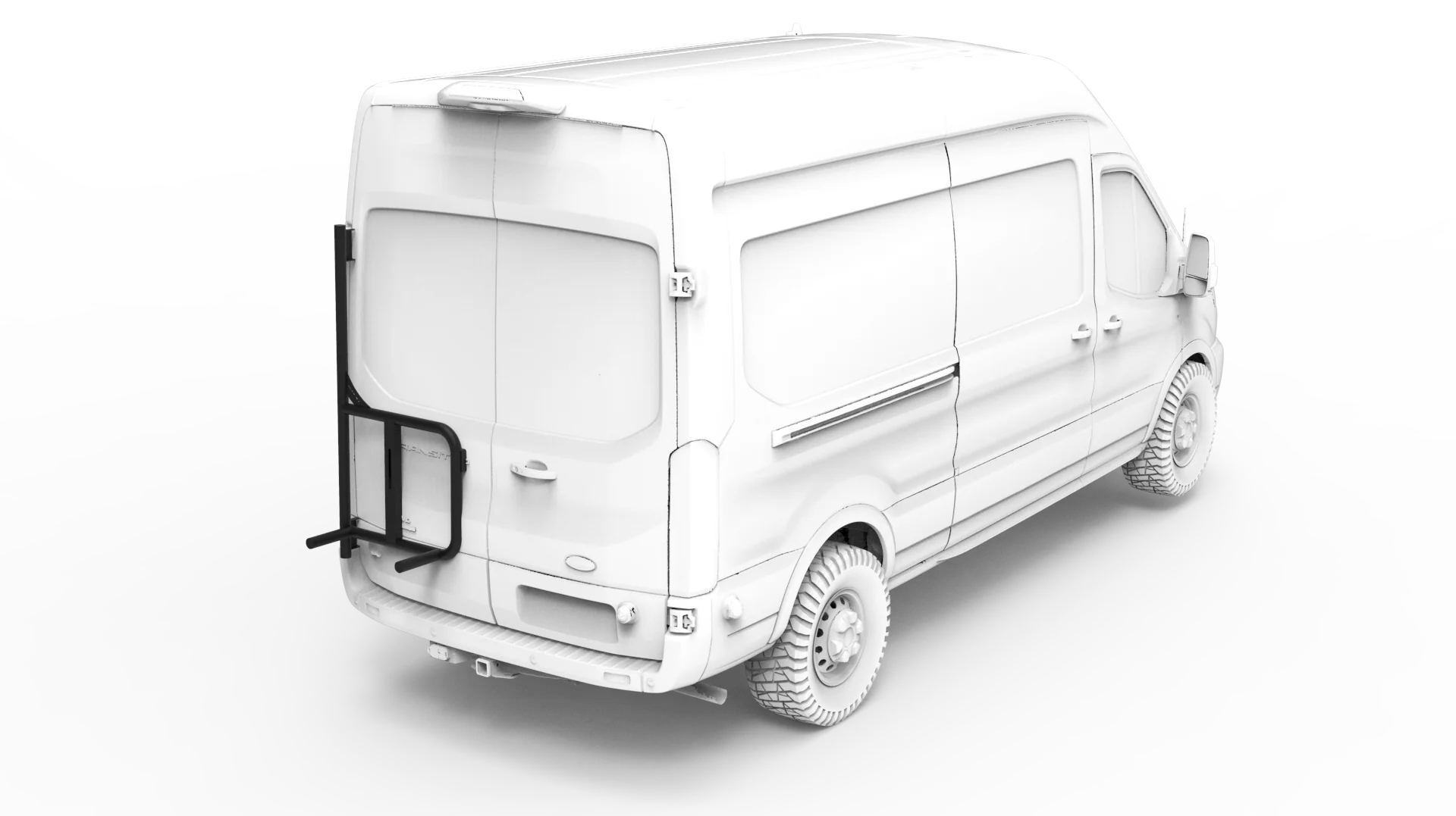 Rover Vans 2015+ Ford Transit Driver Side Tire Carrer - Image 10
