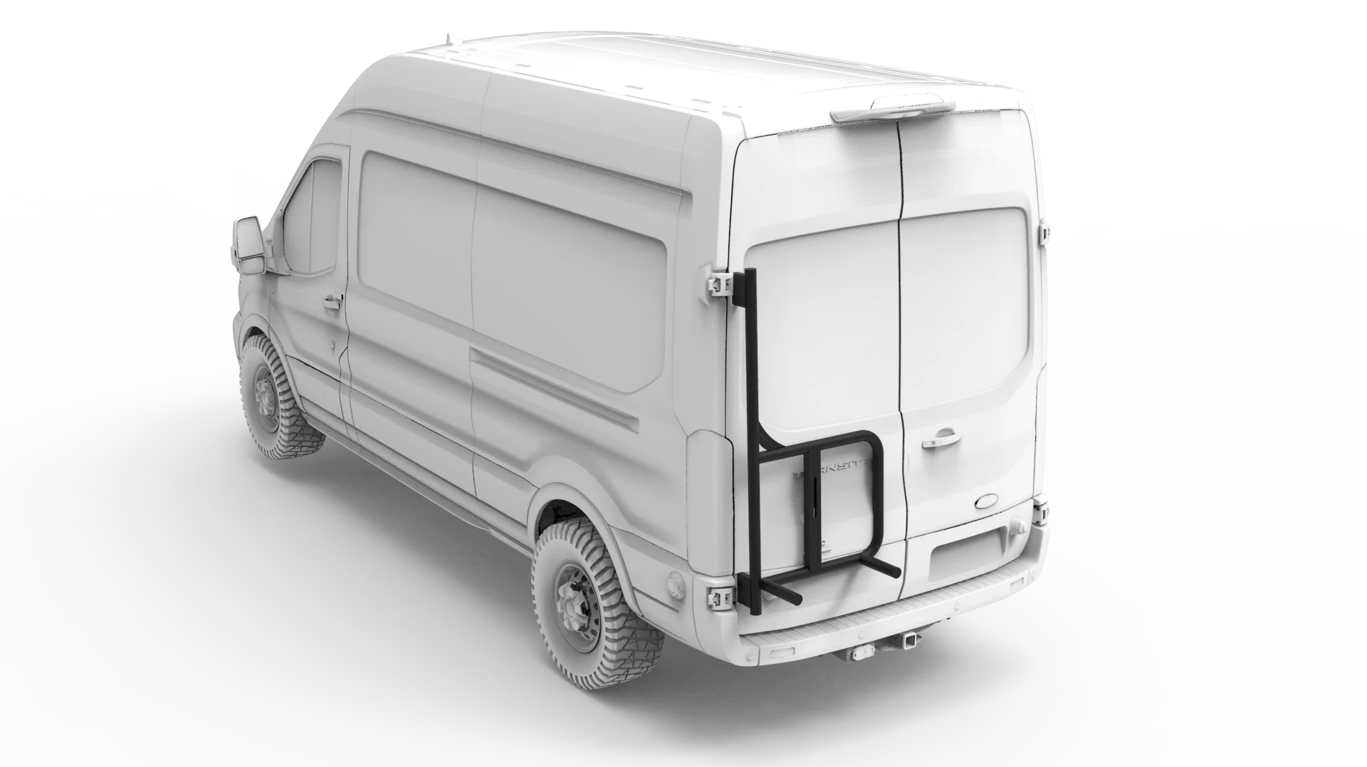 Rover Vans 2015+ Ford Transit Driver Side Tire Carrer - Image 6