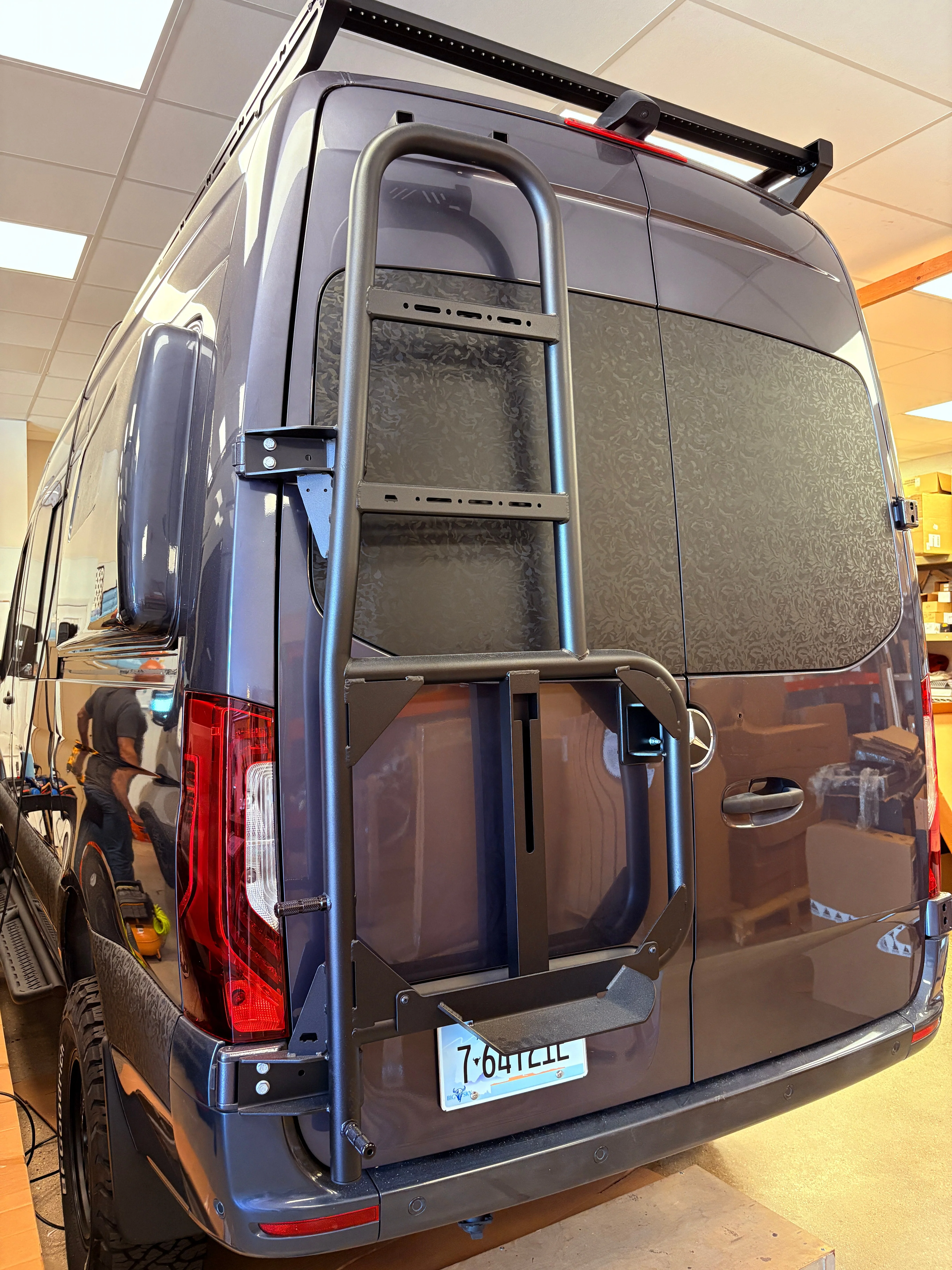 Rover Vans 2019+ Mercedes Sprinter Tire/ Ladder Carrier Combo - Image 7