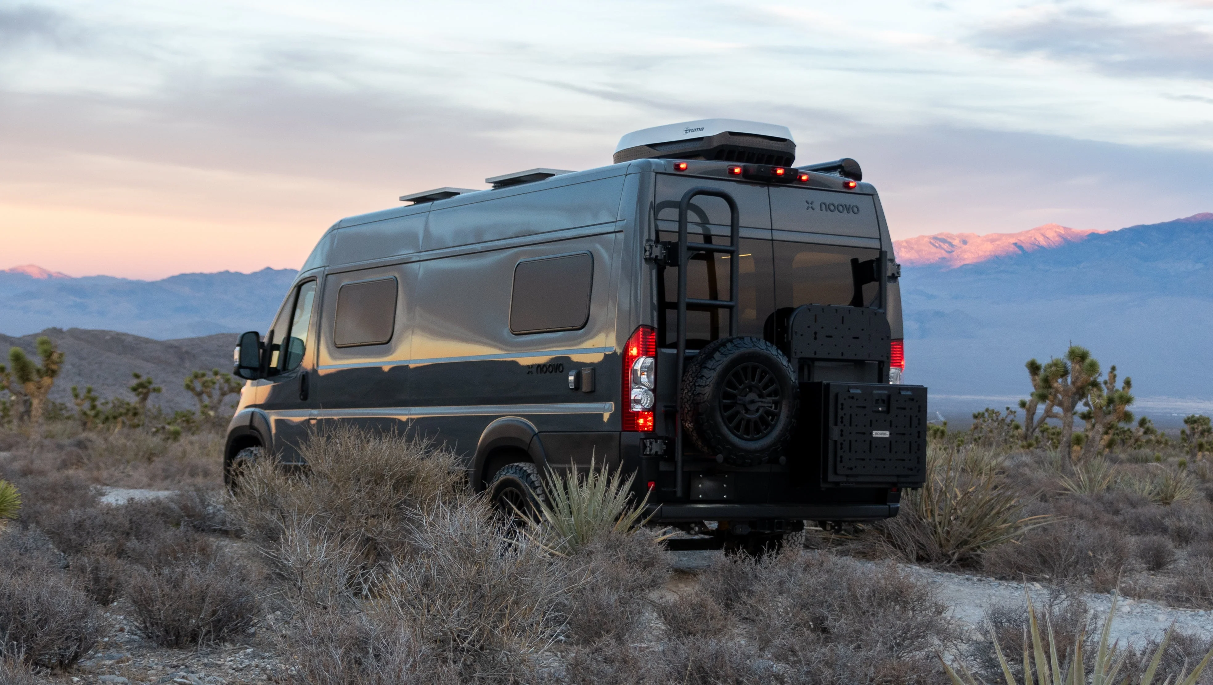 Rover Vans 2014+ RAM ProMaster Tire/ Ladder Carrier Combo - Image 3