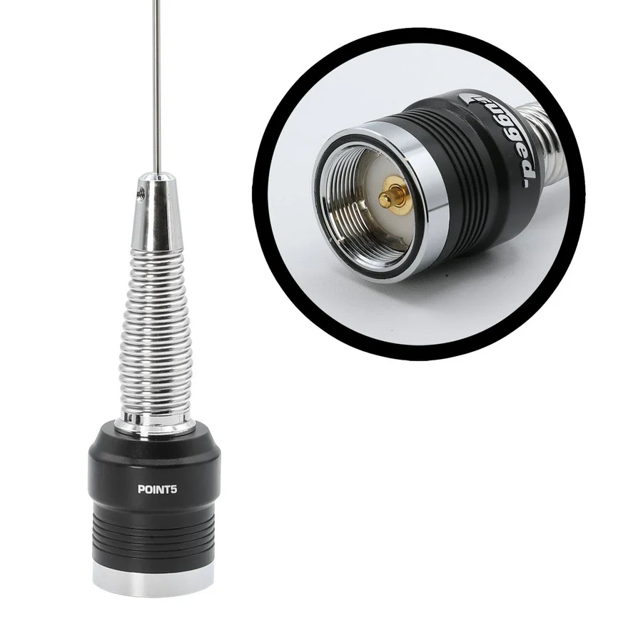 Rugged Radios GMRS and UHF No Ground Plane (NGP) Tuned Whip Antenna