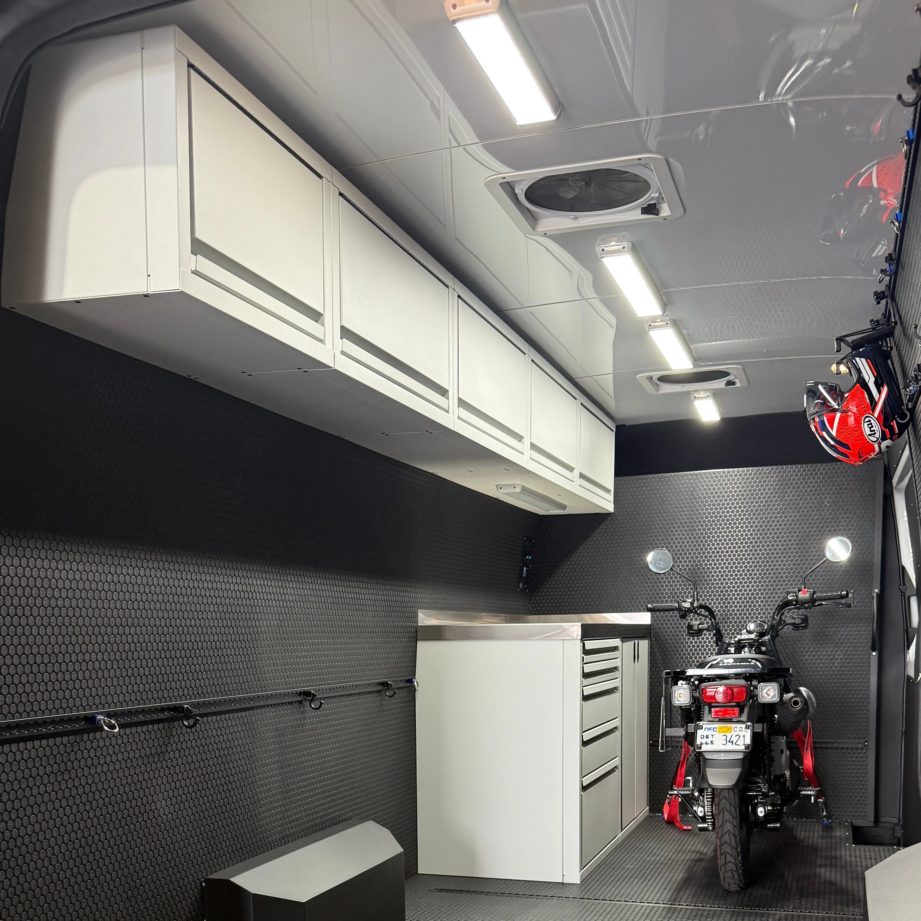 RB Components 2007+ Mercedes Sprinter Van Overhead Cabinet, 16"H x 14"D x 24"W - Image 9