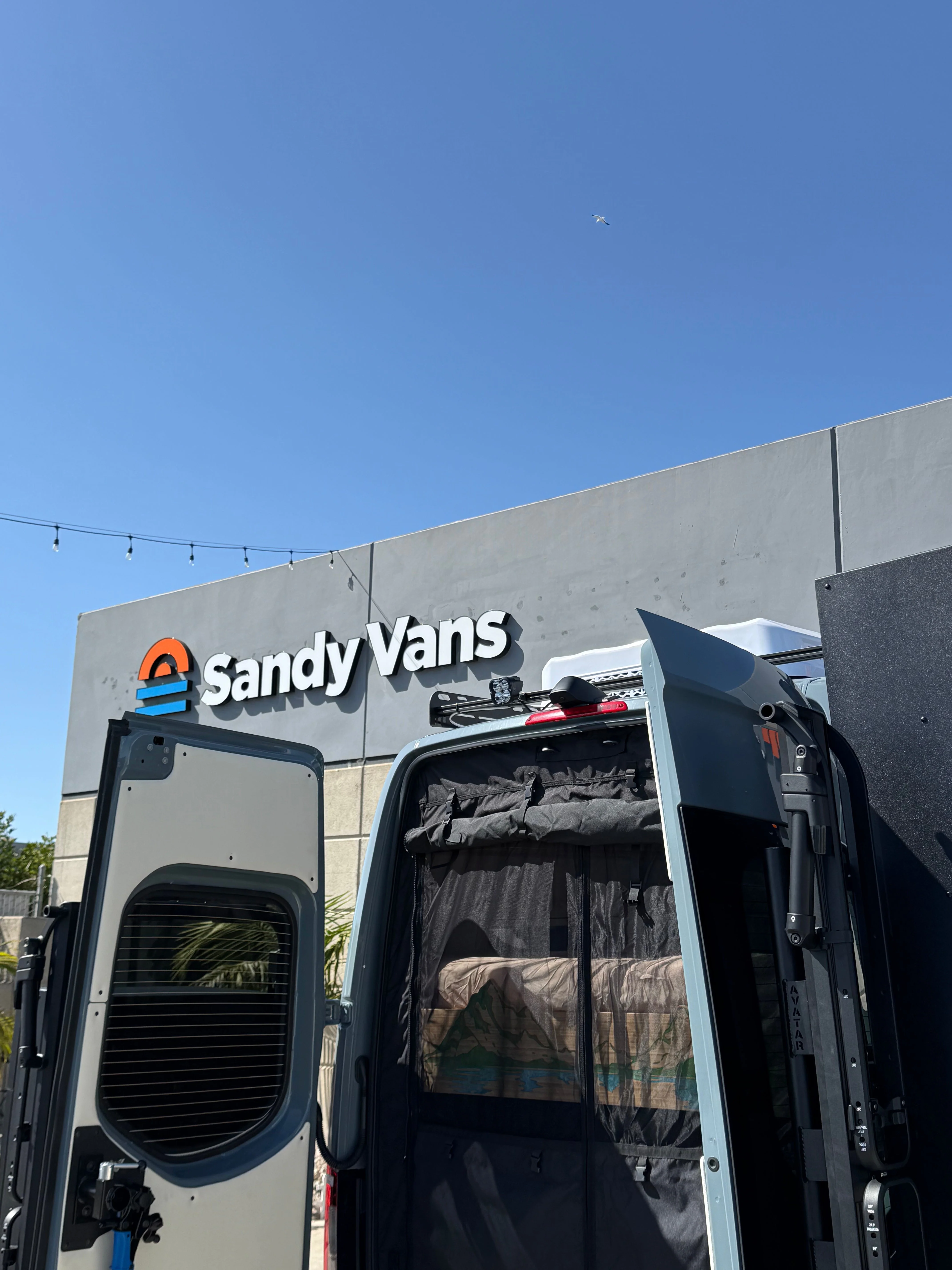 Sandy Vans Mercedes Sprinter Rear Door Bug Screen - Image 7