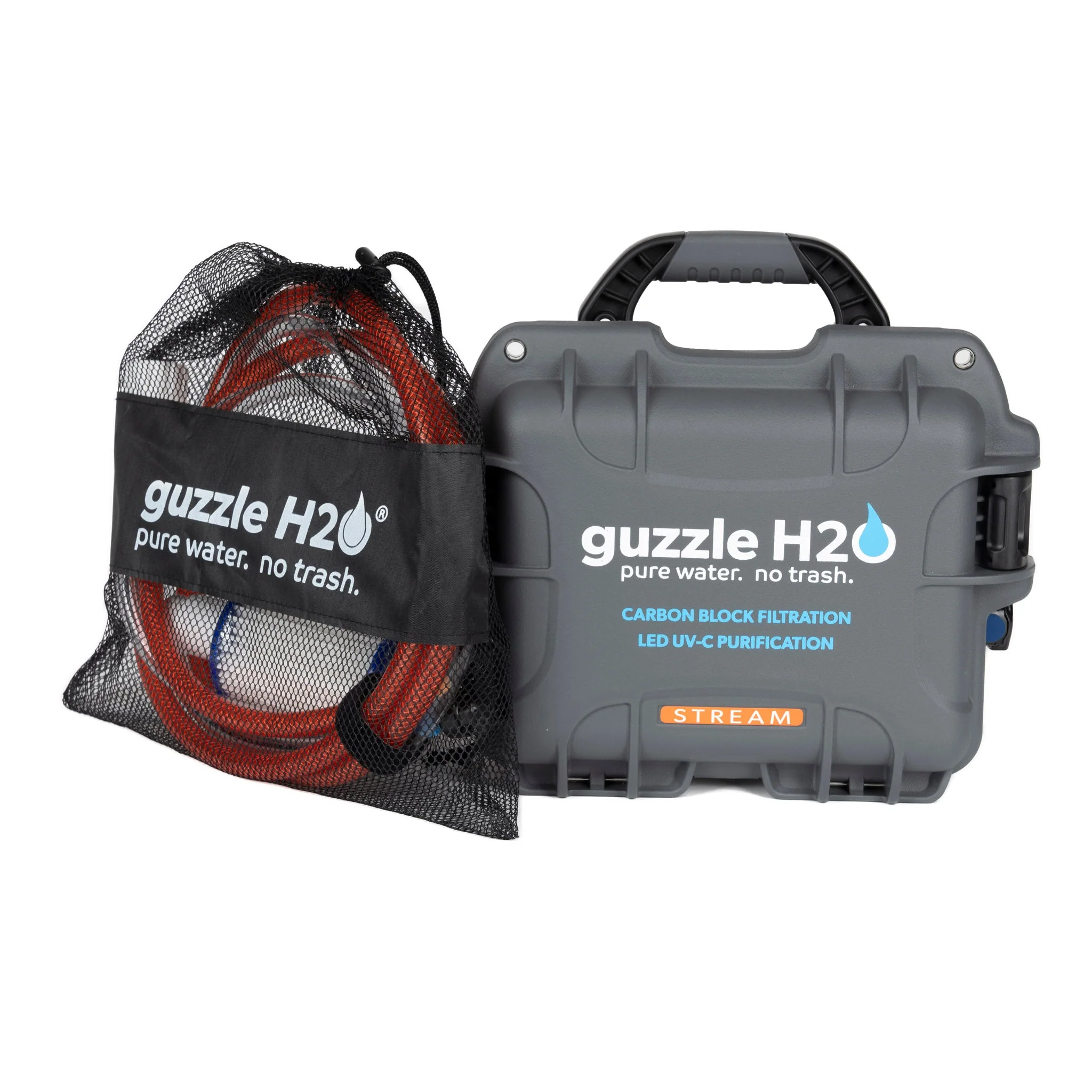Guzzle H2O Stream - Portable Water Filtration & Purification System