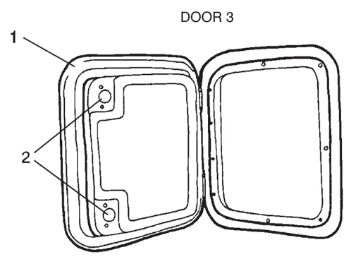 Thetford Cassette Toilet Service Door 3 (White) - Image 5