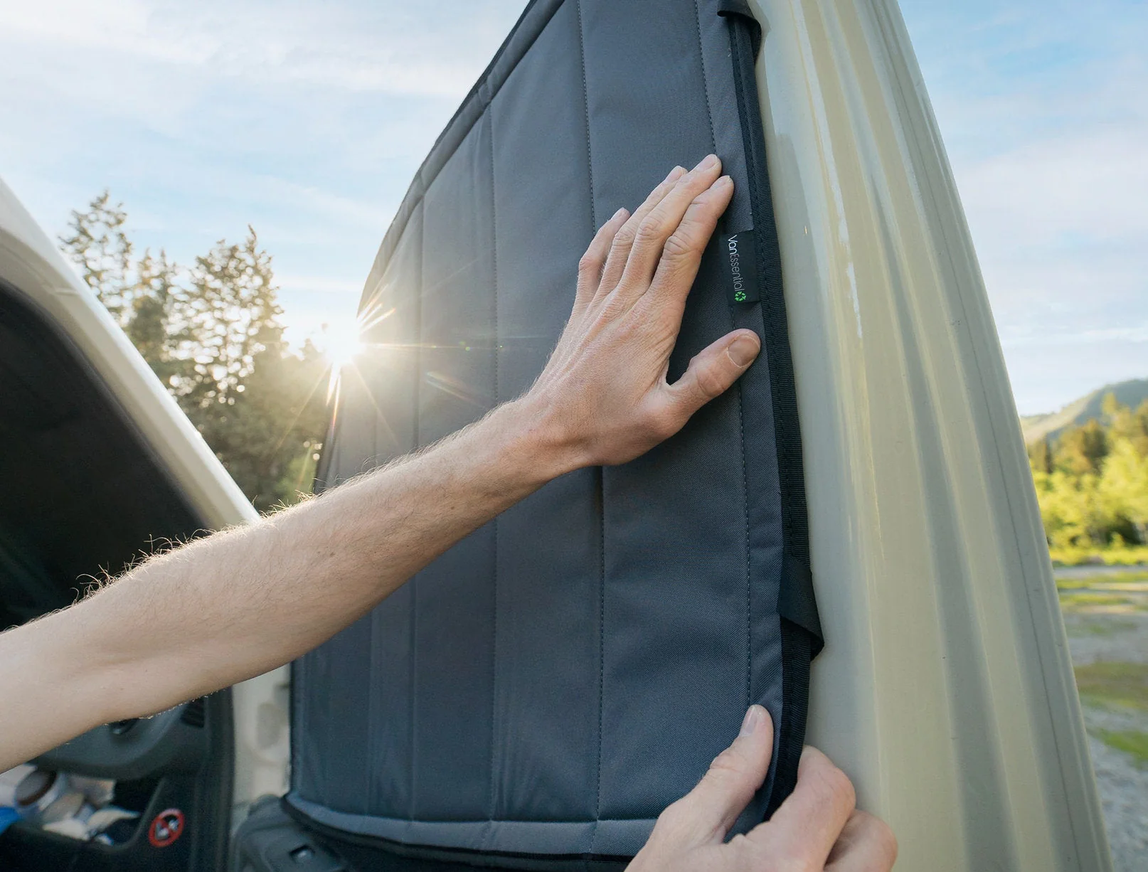VanEssential Ford Transit Front Window Covers Kit - Image 6
