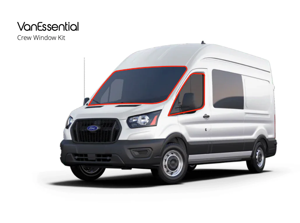 VanEssential Ford Transit Front Window Covers Kit - Image 7