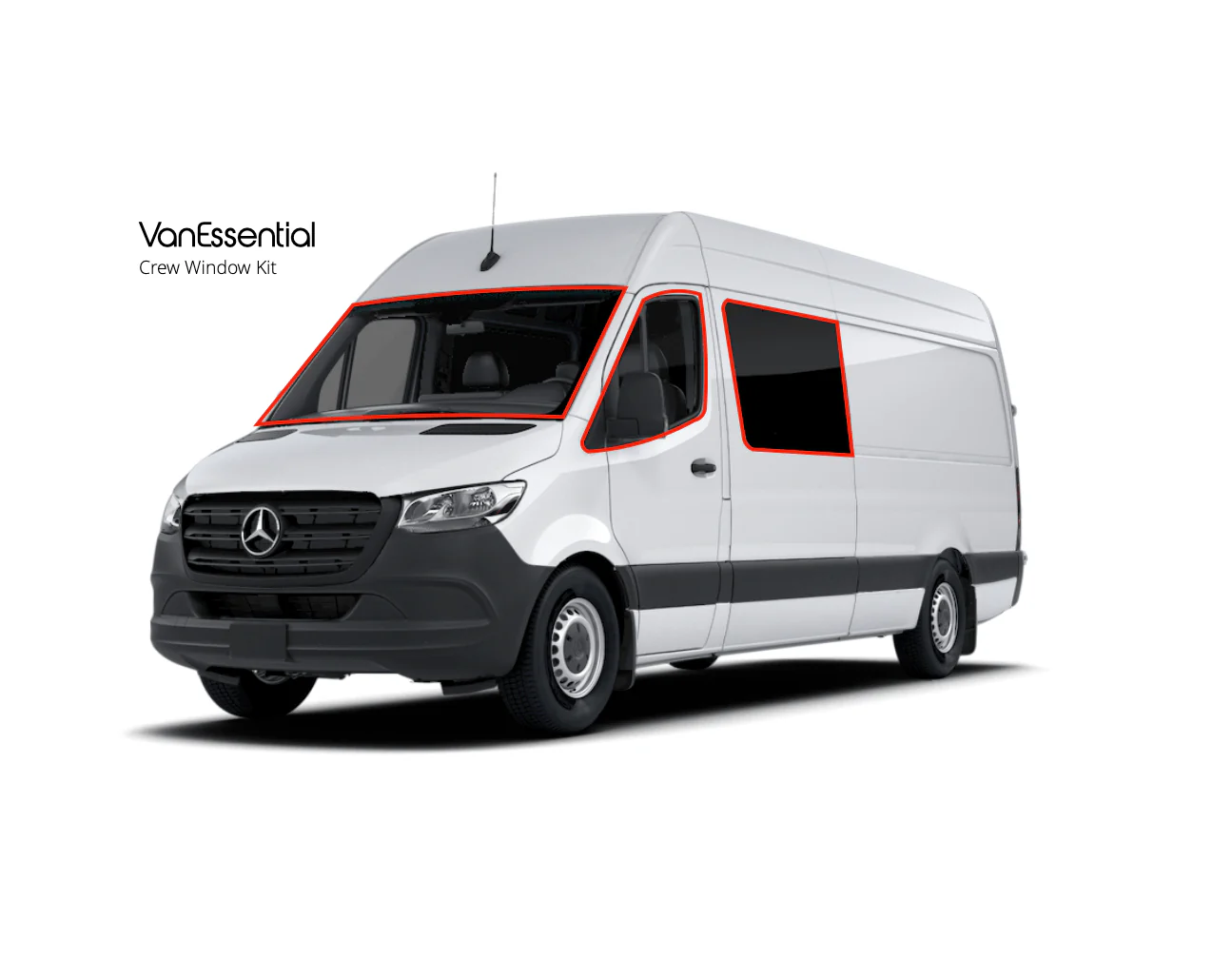 VanEssential Mercedes Sprinter Front Window Covers Kit - Image 13