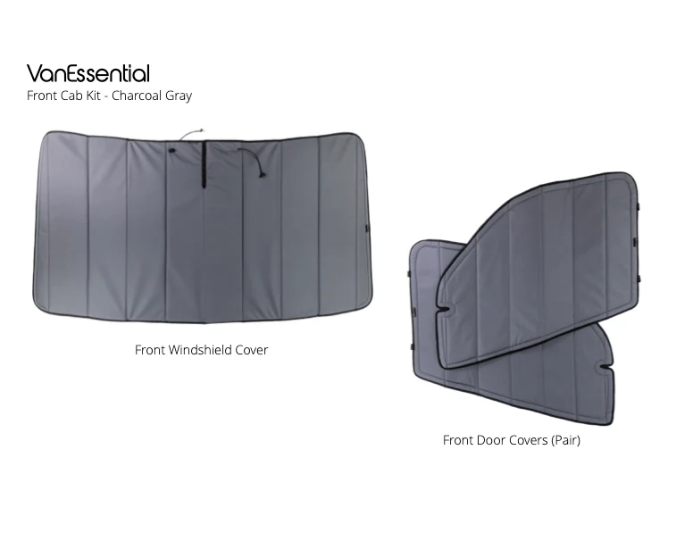 VanEssential Mercedes Sprinter Front Window Covers Kit - Image 6