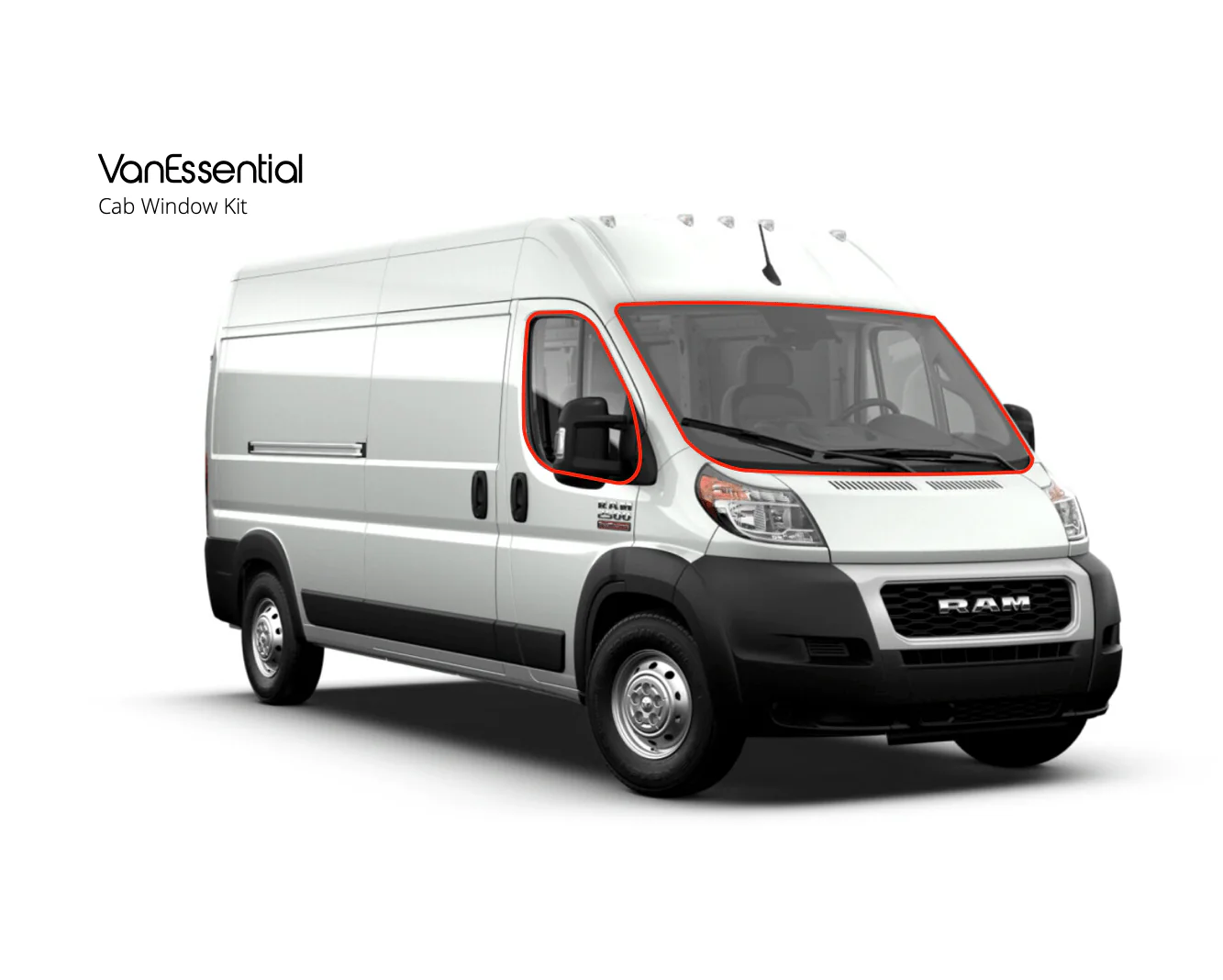 VanEssential Ram ProMaster Front Window Covers Kit - Image 6