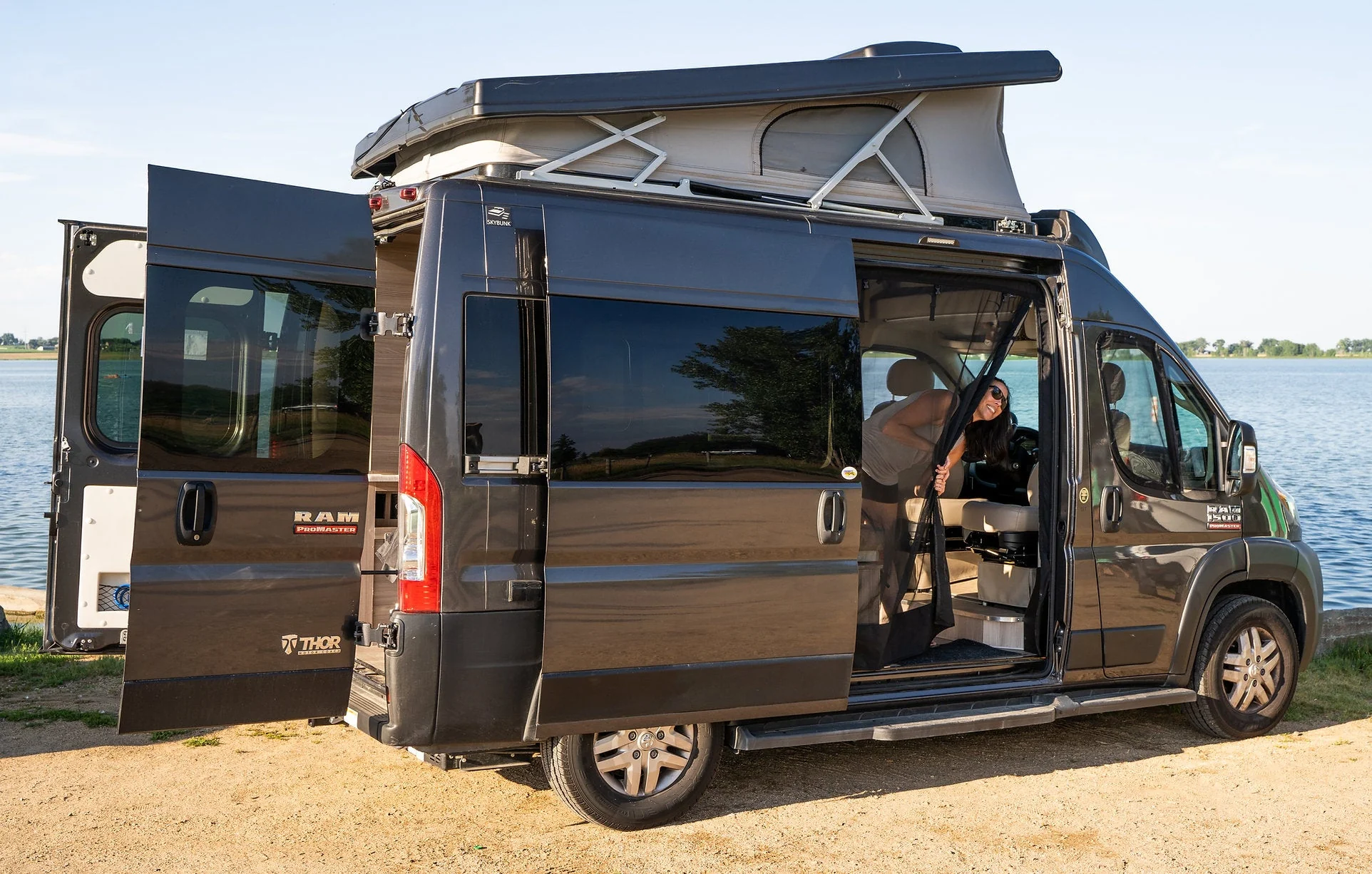VanEssential Ram ProMaster Sliding Door Bug Screen - Image 4