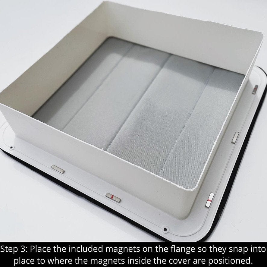 Van Essential Roof Vent Cover 16.5 x 16.5 for MaxxAir/Fantastic Fans - Image 12