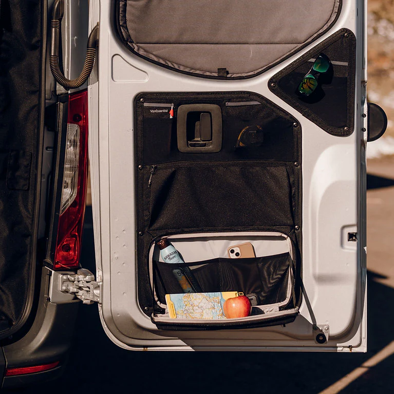 VanEssential 2007+ Mercedes Sprinter Rear Door Storage Panels - Image 6