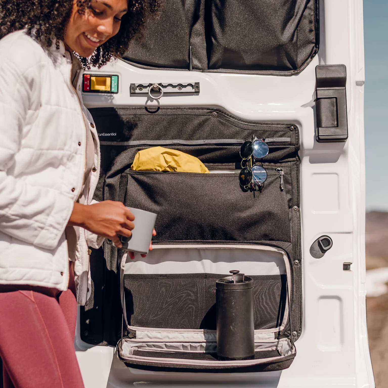 VanEssential 2015+ Ford Transit Rear Door Storage Panels - Image 5
