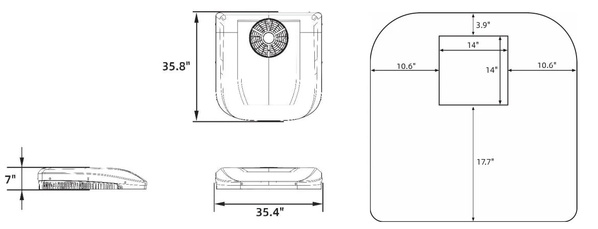 Velit 3000R Rooftop Air Conditioner 48V - Image 5