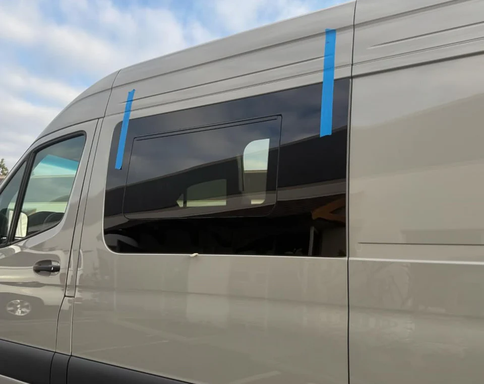 VWD 2007+ Mercedes Sprinter Driver Side Forward Premium Awning Van Window (SL101-AW) - Image 11