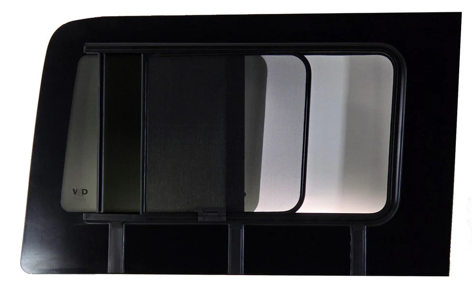 VWD 2007+ Mercedes Sprinter Driver Side Rear Quarter Slider Window (170"/170"EXT) (Front Opening) (SL103-SL) - Image 4