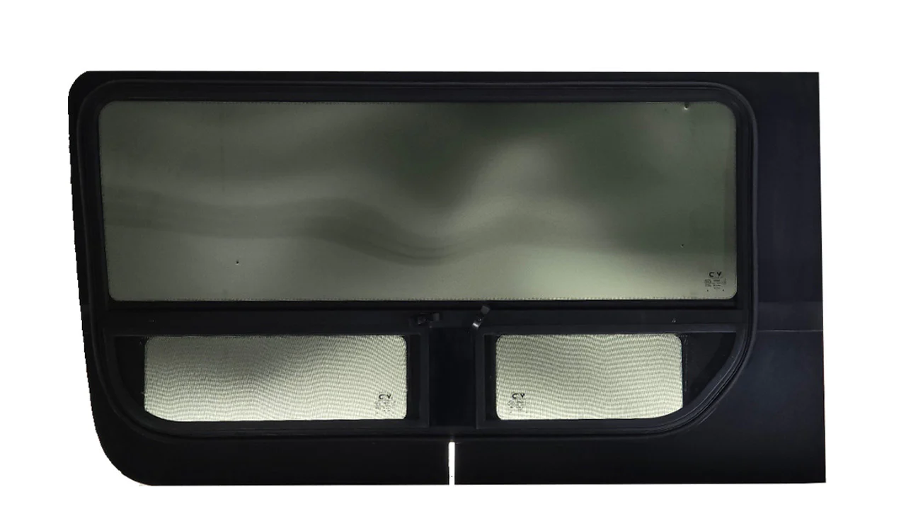 VWD 2007+ Mercedes Sprinter Passenger Side Sliding Door Dual Vent Window (SR101-DV) - Image 2