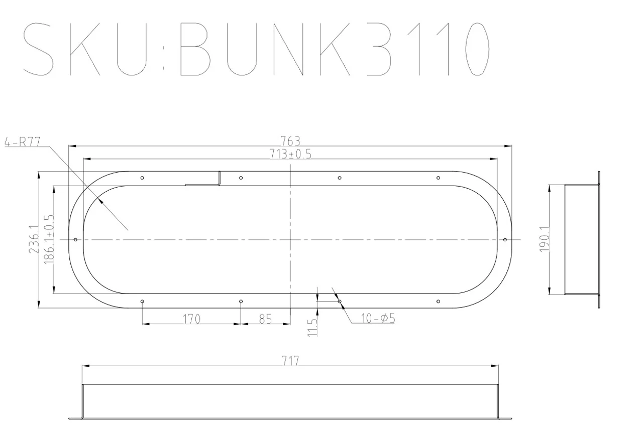 VWD BUNK3110 Interior Trim Beauty Ring (BR-BUNK3110) - Image 3