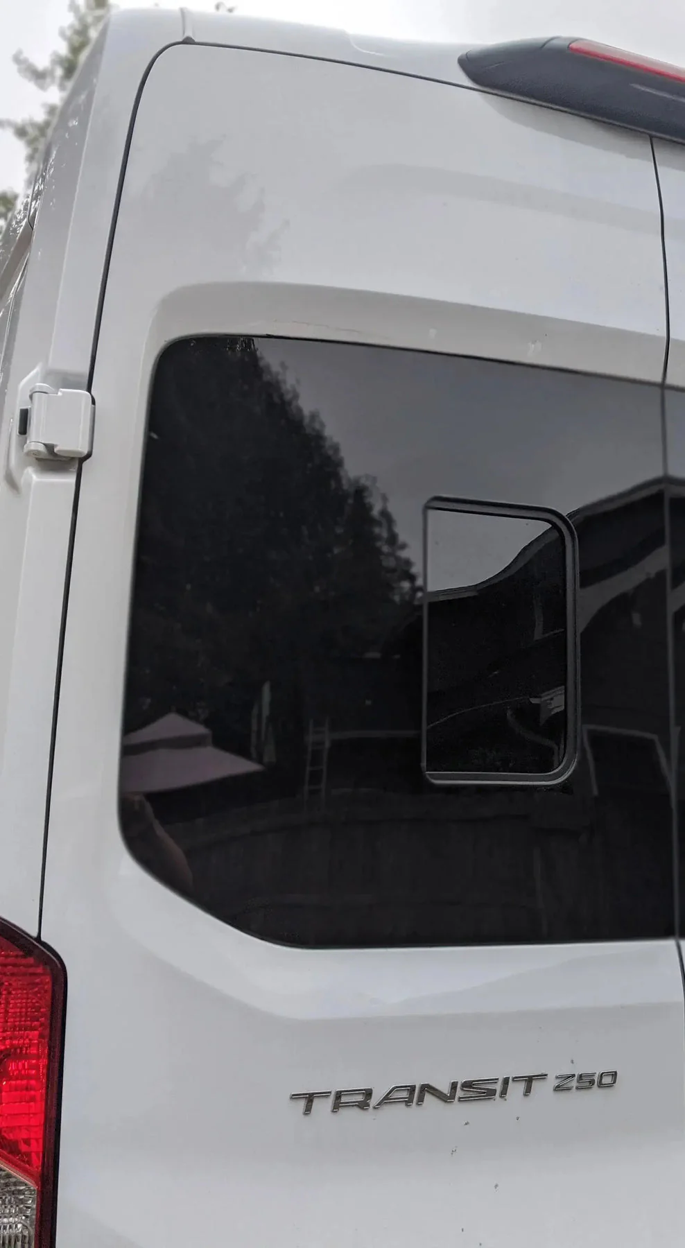 VWD Ford Transit Van Slider Window Medium / High Roof 2015+ Driver Side Rear Cargo Door (TL215-SE) - Image 2