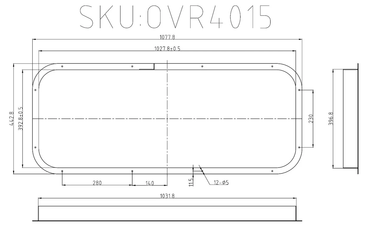 VWD OVR4015 Interior Trim Beauty Ring (BR-OVR4015) - Image 3
