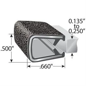 VWD Trim Lock 2015+ Ford Transit Van Medium / High Roof Passenger Side Rear Quarter 148"WB